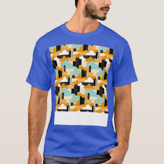 Desert Seamless Pattern Sand Dune Sahara Quicksand T-Shirt