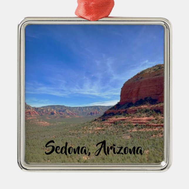 Desert Sedona Arizona Metal Ornament (Front)