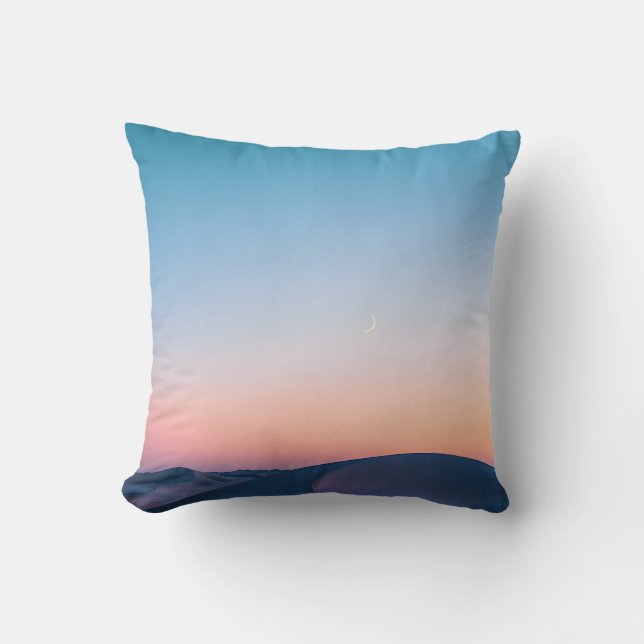Desert Serenity Throw Pillow (Front)