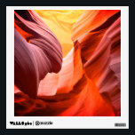 Desert Slot Canyon or Use Your Photo, Vs 2 Wall Decal<br><div class="desc">Personalize your name or message in white on Desert Slot Canyon or replace with Your Photo or texture. Version 2.</div>
