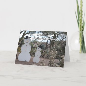 Desert Snowbirds Christmas Card by poozybear at Zazzle