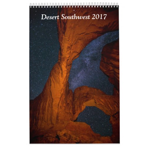 Desert Southwest 2017 Calendar