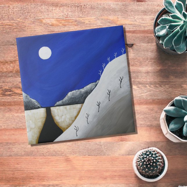 Desert Southwest Arizona Folk Art Ceramic Tile (Creator Uploaded)