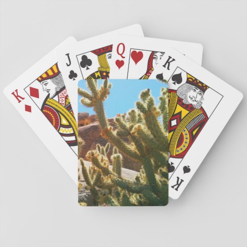Desert Southwest Cholla Cactus Playing Cards