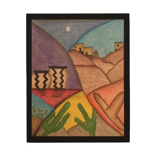 Desert Southwest Colorful Folk Art Arizona 