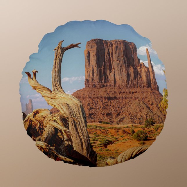 Desert Southwest Monument Valley Round Pillow (Creator Uploaded)