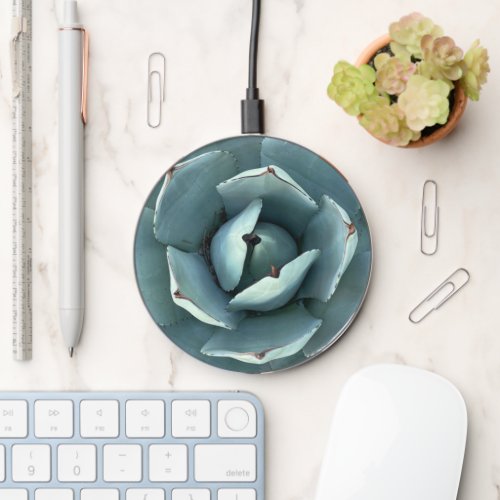 Desert Southwest Succulent Cactus Plant Wireless Charger