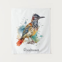 Desert Spirit, Roadrunner in Watercolor custom