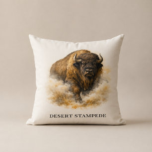 Desert Stampede Ranch Sofa Accent Throw Pillow