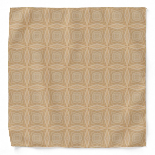 Desert Star – Layered Sand Art Bandana (Front)
