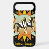 Desert Star Paint Horse Iphone 4 Tough Case (Back)