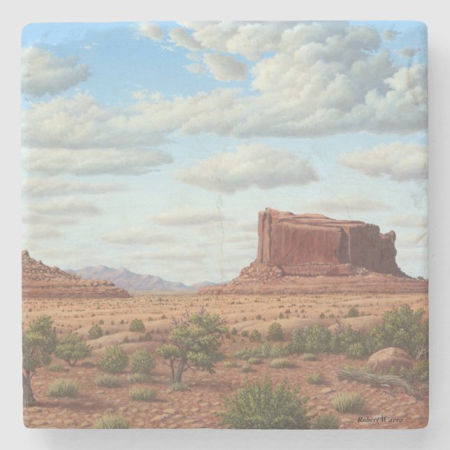 Desert Stone Beverage Coaster (Front)