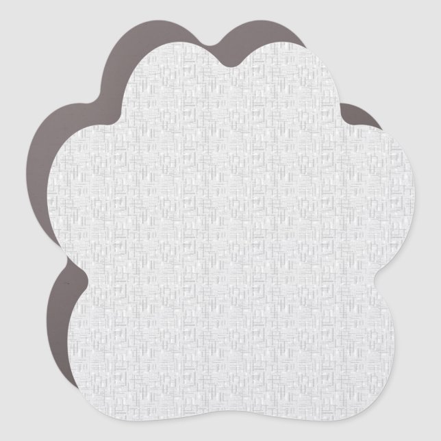 Desert Storm, Snow Drift, Dawn Pink language Desig Car Magnet (Front)