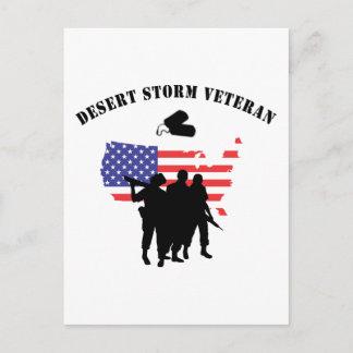 Desert Storm Veteran Postcard