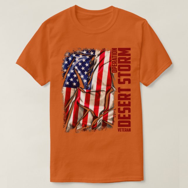 Desert Storm Veteran T-Shirt (Design Front)