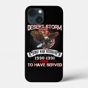 Desert Storm Veteran T Shirt Veteran Proud for Fat iPhone 13 Mini Case