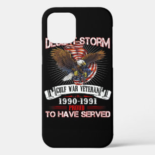 Desert Storm Veteran T Shirt Veteran Proud for Fat iPhone 12 Pro Case
