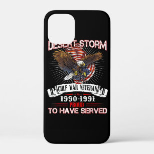 Desert Storm Veteran T Shirt Veteran Proud for Fat iPhone 12 Mini Case