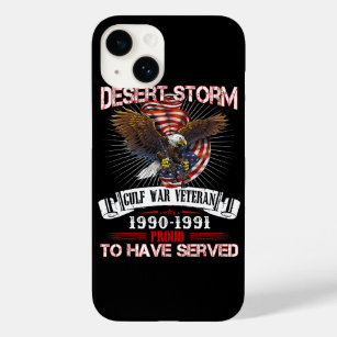 Desert Storm Veteran T Shirt Veteran Proud for Fat Case-Mate iPhone 14 Case