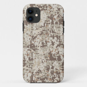 Desert Style Camouflage Beige Decor iPhone 11 Case