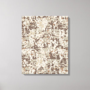 Desert Style Digital Camouflage Beige Decor