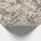 Desert Style Digital Camouflage Wrapping Paper | Zazzle