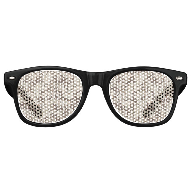 Desert Style Digital pixel beige Camouflage Retro Sunglasses (Front)