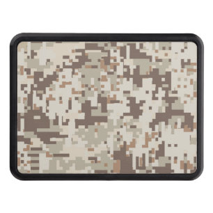 Desert Style Digital pixel beige Camouflage Tow Hitch Cover