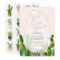 Desert Succulent Bridal Shower Invitation - Pink