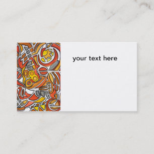 Desert Sun - Abstract Art Business Cards