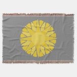 Desert Sun! grey Throw Blanket