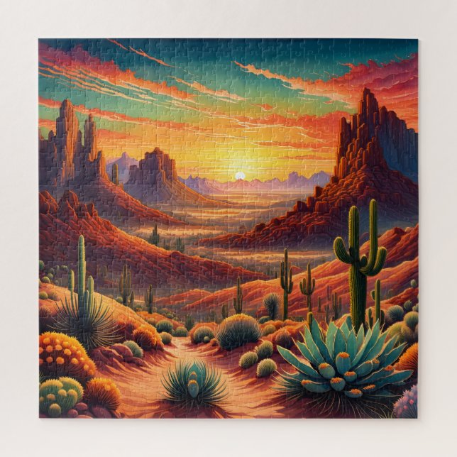 Desert Sun Jigsaw Puzzle (Vertical)