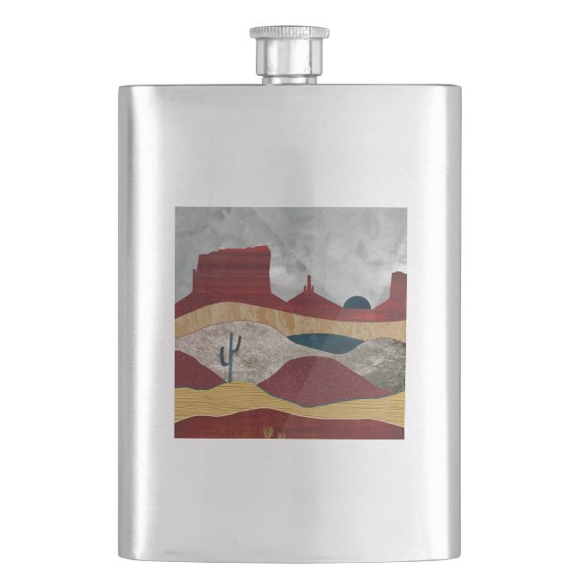Desert Sunrise Flask (Front)