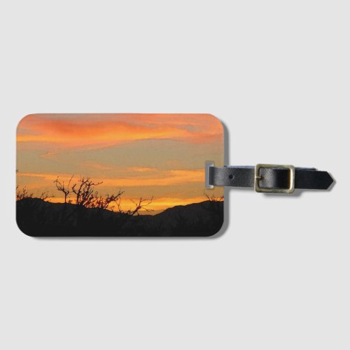 Desert Sunrise Luggage Tag