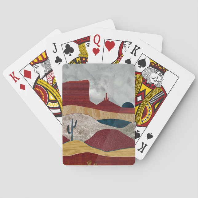 Desert Sunrise Poker Cards (Back)