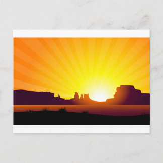 Desert Sunrise Postcard