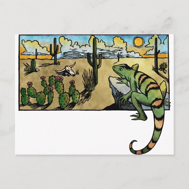 Desert Sunrise Postcard (Front)