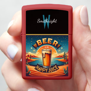 Desert Sunset Beer Zippo Lighter