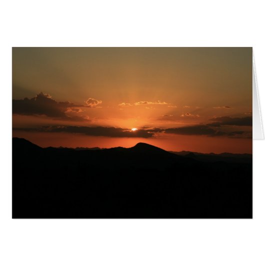 Desert Sunset Cards (Front Horizontal)