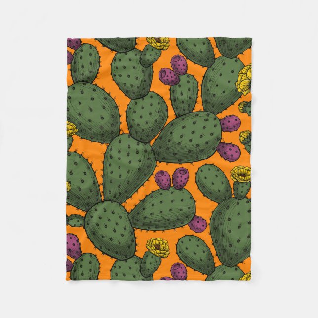 Desert sunset fleece blanket (Front)