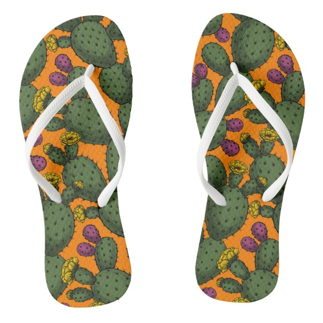 Desert sunset flip flops (Footbed)