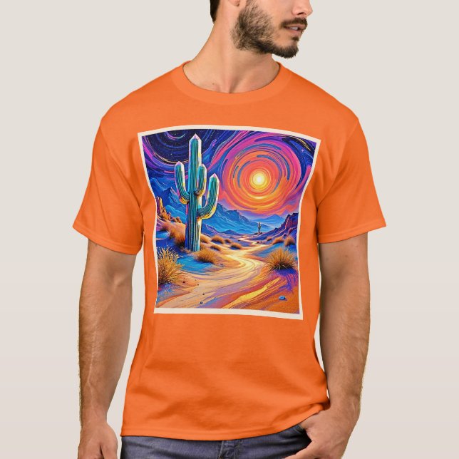 Desert Sunset Glow T-Shirt (Front)