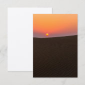 Desert sunset in Dubai (Front/Back)