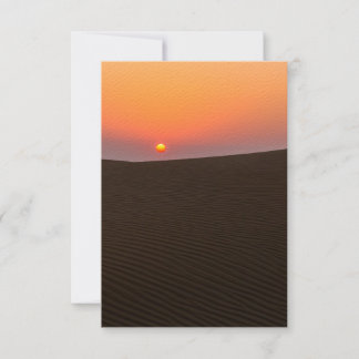 Desert sunset in Dubai