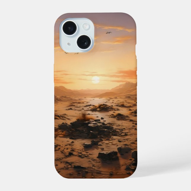 Desert Sunset Iphone Case (Back)