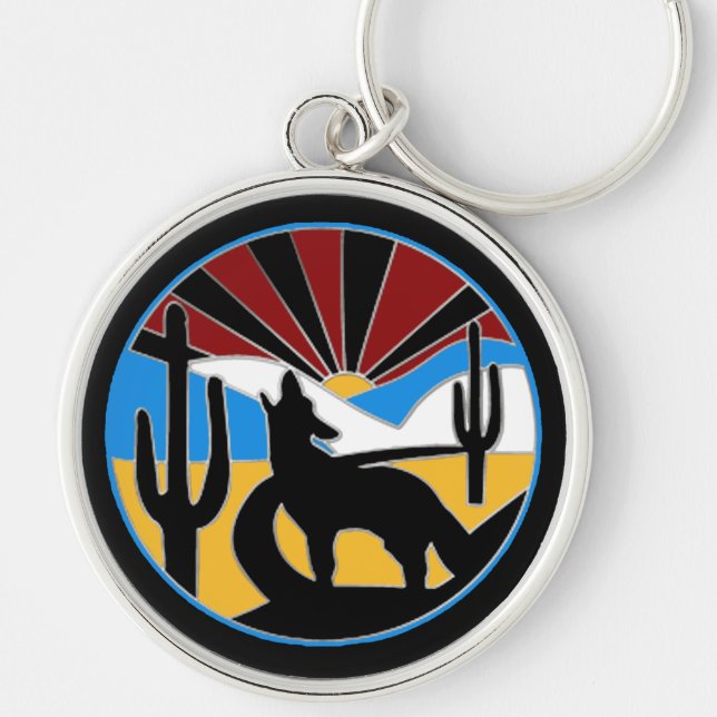Desert Sunset Keychain (Front)