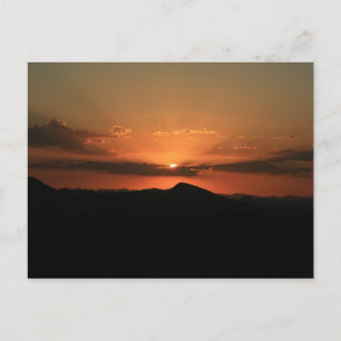Desert Sunset Postcard