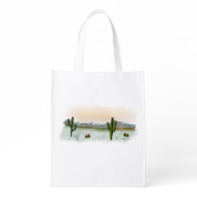 Desert Sunset Reusable Shopping Bag