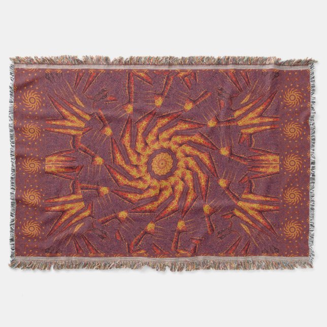 Desert Sunshine 38 Throw Blanket (Front)