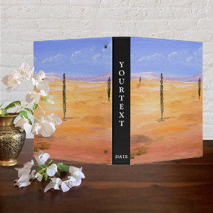 Desert - Surreal 3 Ring Binder